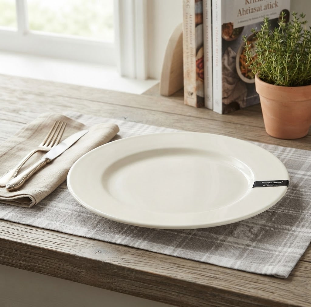 Danny Home Ceramic Deep Plate White 20cm at Zubaidas Homestore
