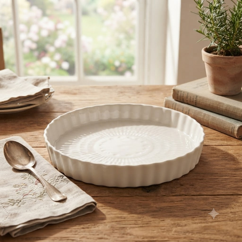 Danny Home Ceramic Deep Quiche Dish 27.5 cm at Zubaidas Homestore Pakistan