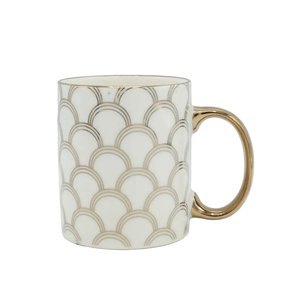 Danny Home Ceramic Scale Pattern Coffee Mug 350ml at Zubaidas Homestore