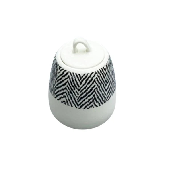 Danny Home Ceramic Sugar Pot 220ml White at Zubaidas Homestore Pakistan