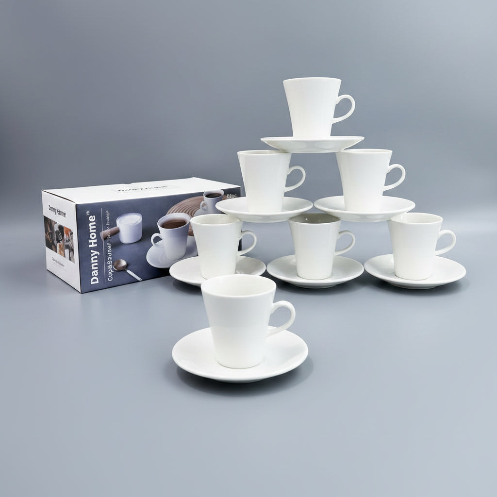Danny Home Classic Cup and Saucer 6 Pieces Set at Zubaidas Homestore Pakistan
