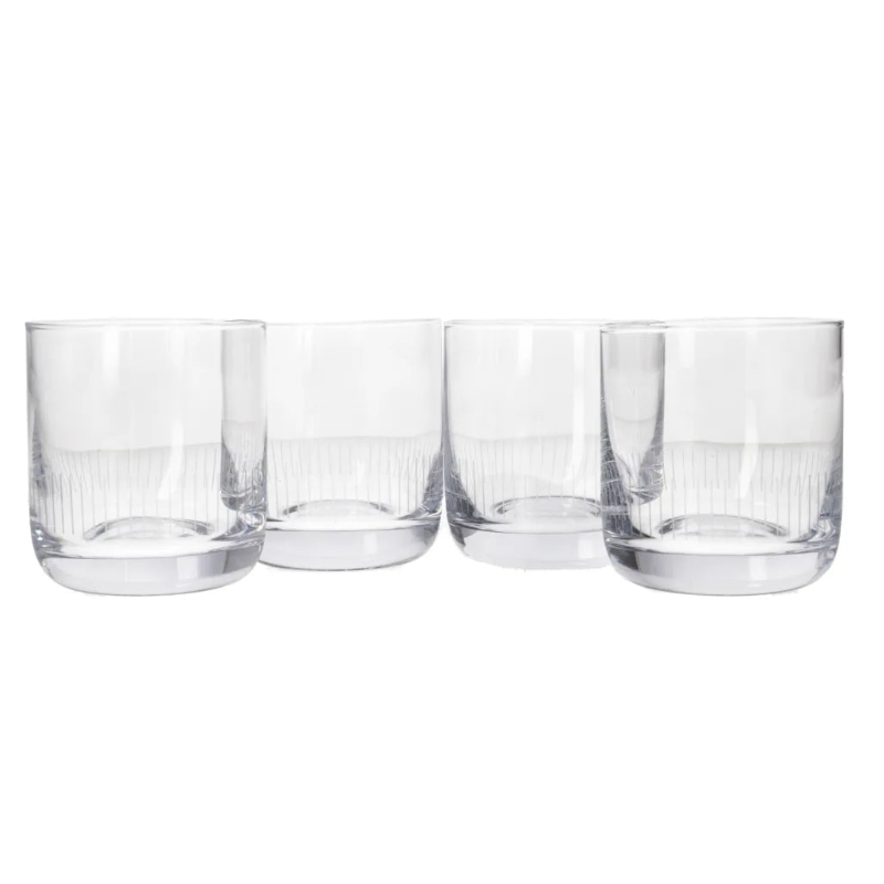 Danny Home Clear 4 Pieces Glass Set 310ml at Zubaidas Homestore Pakistan