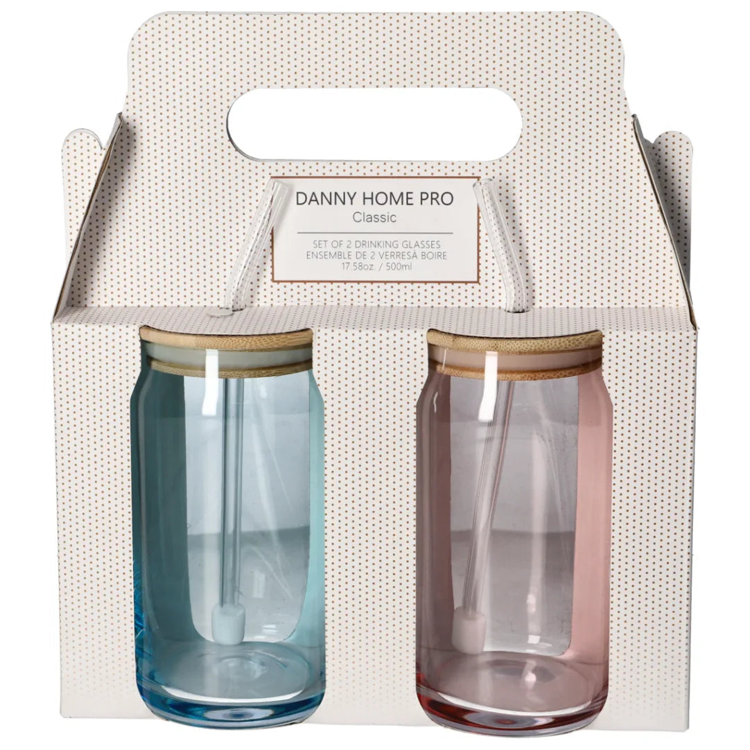 Danny Home Cola Drinking Glass Cup 2 Pieces 500ml at Zubaidas Homestore Pakistan