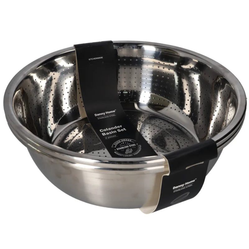Danny Home Colander and Basin 2-Piece Set 40cm at Zubaidas Homestore Pakistan