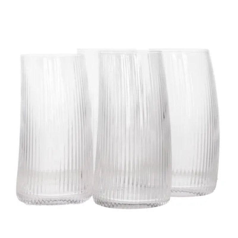 Danny Home Crescent Shaped Cocktail Glass 4 Pieces Set 500ml at Zubaidas Homestore. Most Trusted Homestore in Pakistan