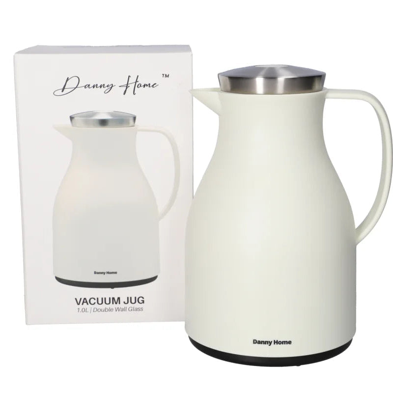 Danny Home Double Wall Vacuum Jug White 1 Liter at Zubaidas Homestore