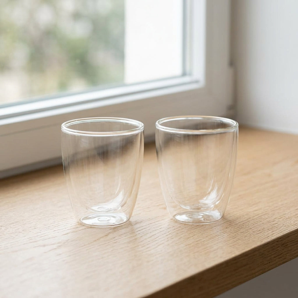 Danny Home Double Walled Glass 2 Pieces Set 200ml at Zubaidas Homestore