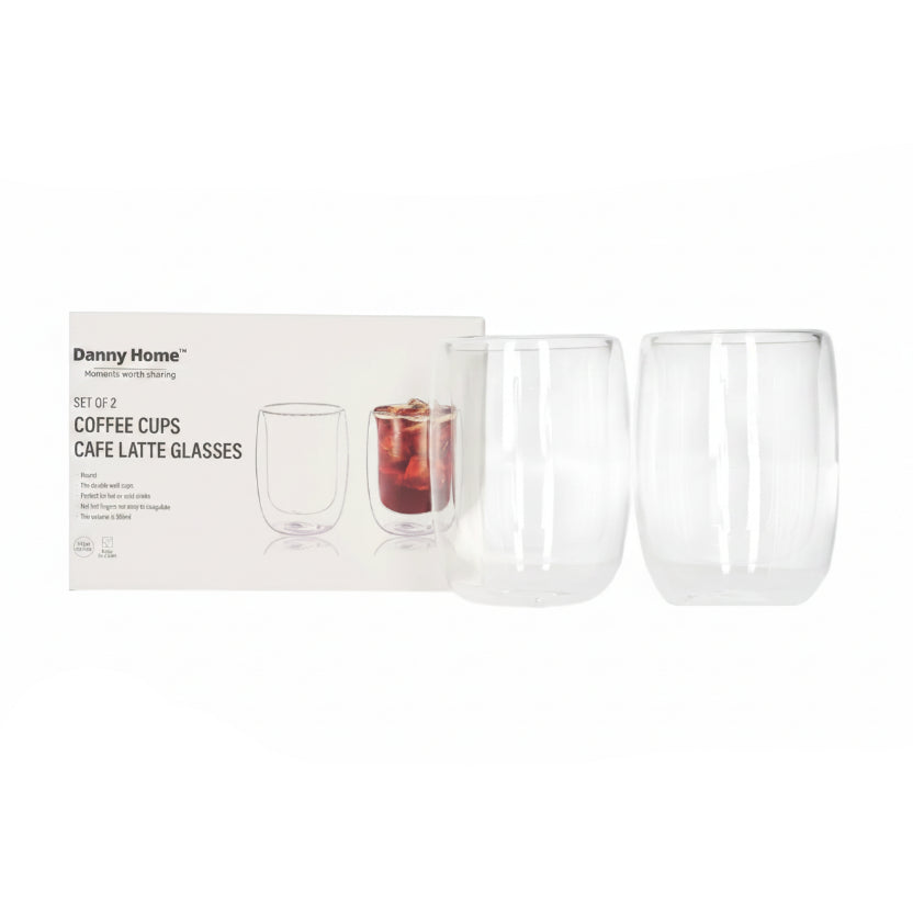 Danny Home Double Walled Glass 2 Pieces Set 300ml at Zubaidas Homestore