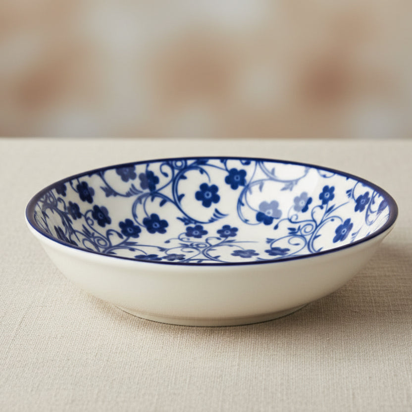 Danny Home Floral Design Ceramic Sauce Dish 14cm at Zubaidas Homestore