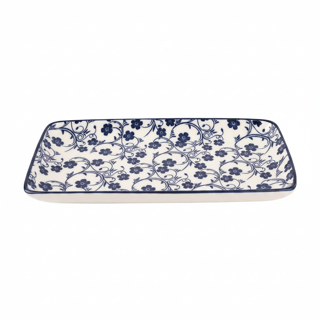 Danny Home Floral Rectangular Plate 8 Inches at Zubaidas Homestore