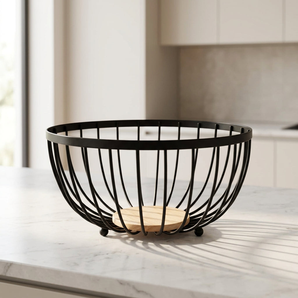 Danny Home Fruit Basket Stainless Steel 25cm at Zubaidas Homestore