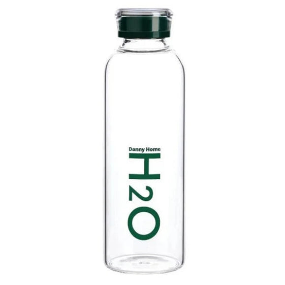 Danny Home Glass Drink Water Bottle 750ml Green at Zubaidas Homestore Pakistan