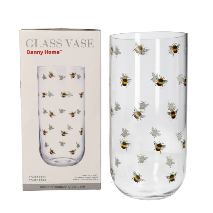 Danny Home Glass Flower Plant Vase 25cm at Zubaidas Homestore