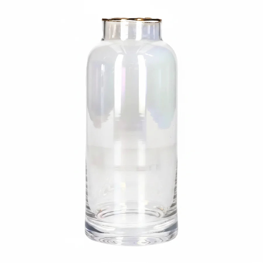 Danny Home Glass Flower Vase 19cm at Zubaidas Homestore Pakistan