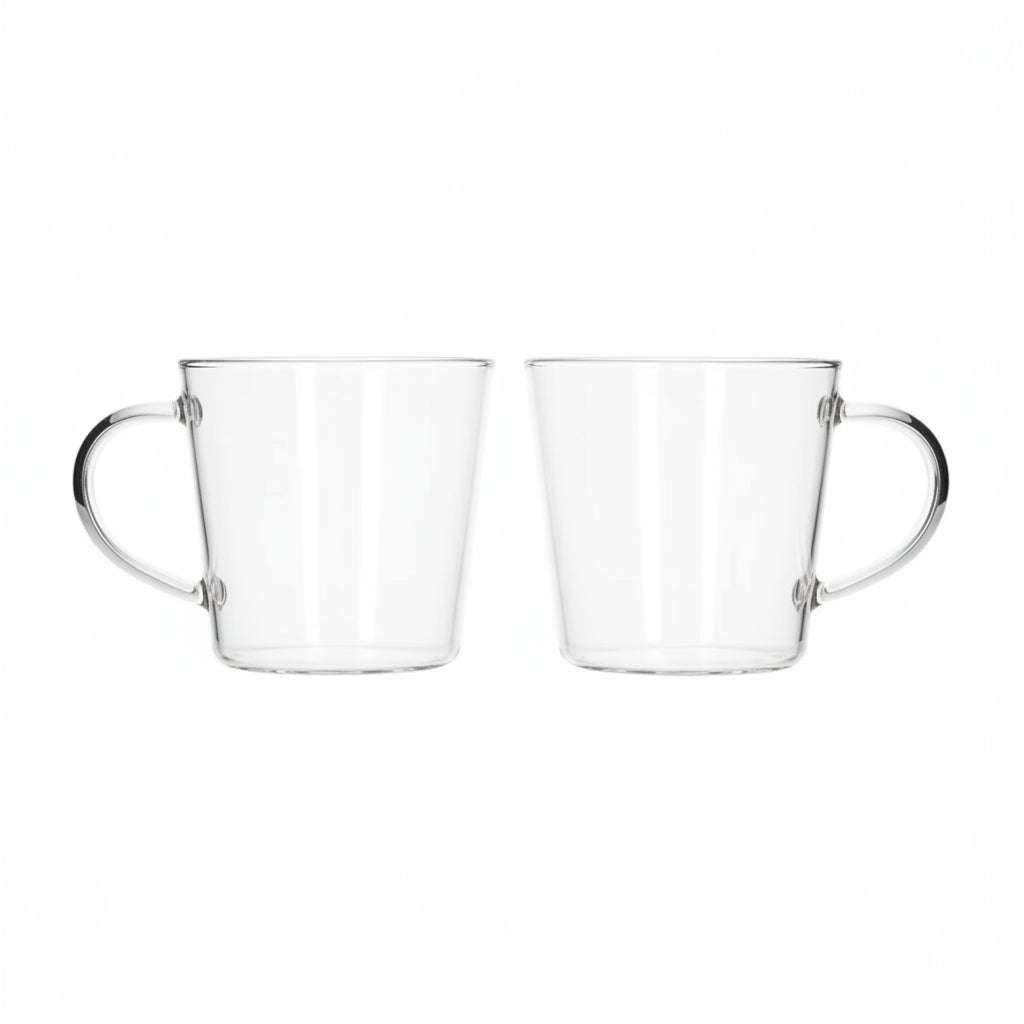 Danny Home Glass Mug 2 Pieces Set 300ml at Zubaidas Homestore Pakistan