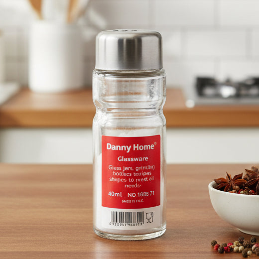 Danny Home Glass Seasoning Spice Jar 40ml at Zubaidas Homestore
