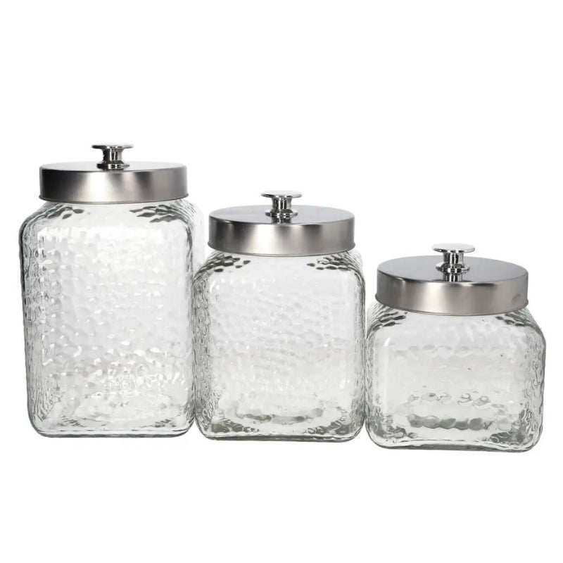 Danny Home Glass Storage Pickle Jar 3 Pieces Set at Zubaidas Homestore Pakistan