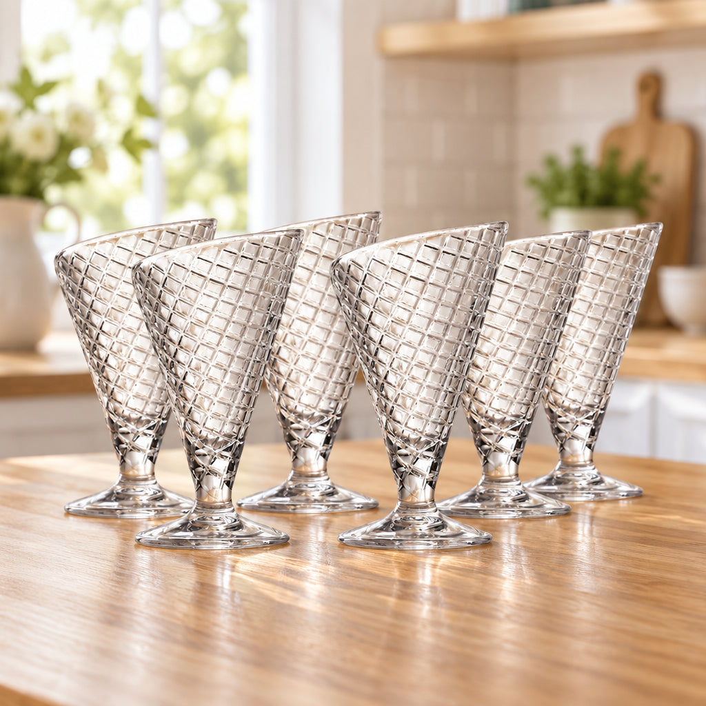 Danny Home Ice Cream Glass Set 6 Pieces at Zubaidas Homestore