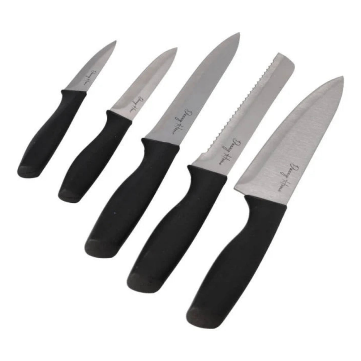 Danny Home Knife Set 6 Pieces Black at Zubaidas Homestore. Best Online Homestore in Pakistan