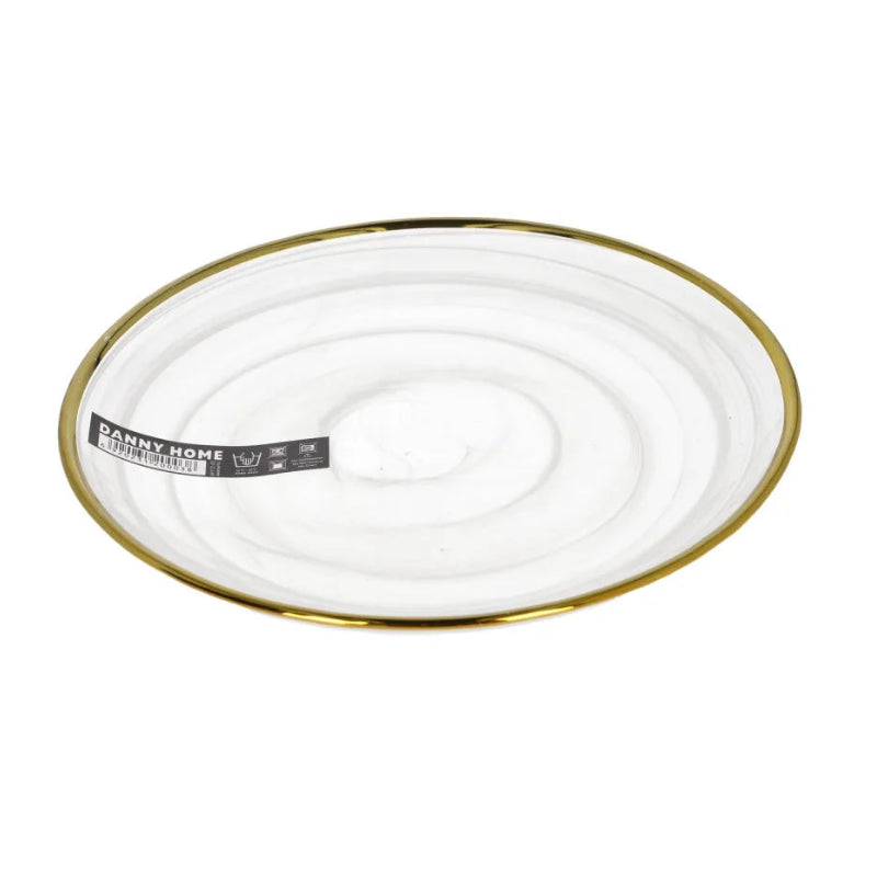 Danny Home Marble Side Plate 21cm at Zubaidas Homestore Pakistan