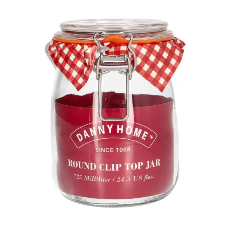Danny Home Mason Clip Lid Jar 725ml at Zubaidas Homestore