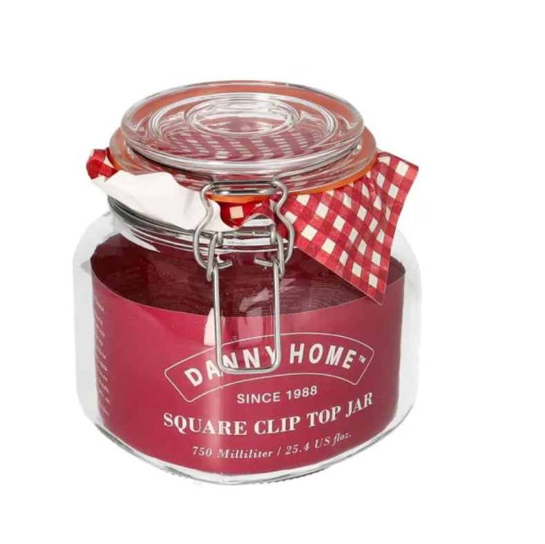 Danny Home Mason Clip Lid Jar 750ml at Zubaidas Homestore Pakistan