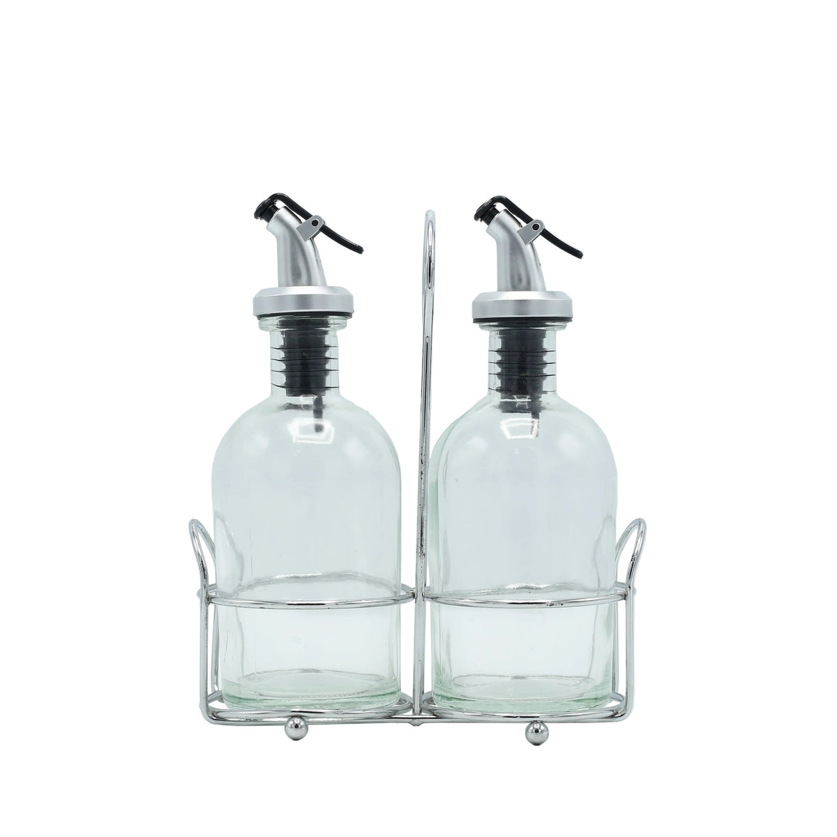 Danny Home Oil and Vinegar Dispenser Glass Bottle 3 Pieces Set 260ml at Zubaidas Homestore Pakistan