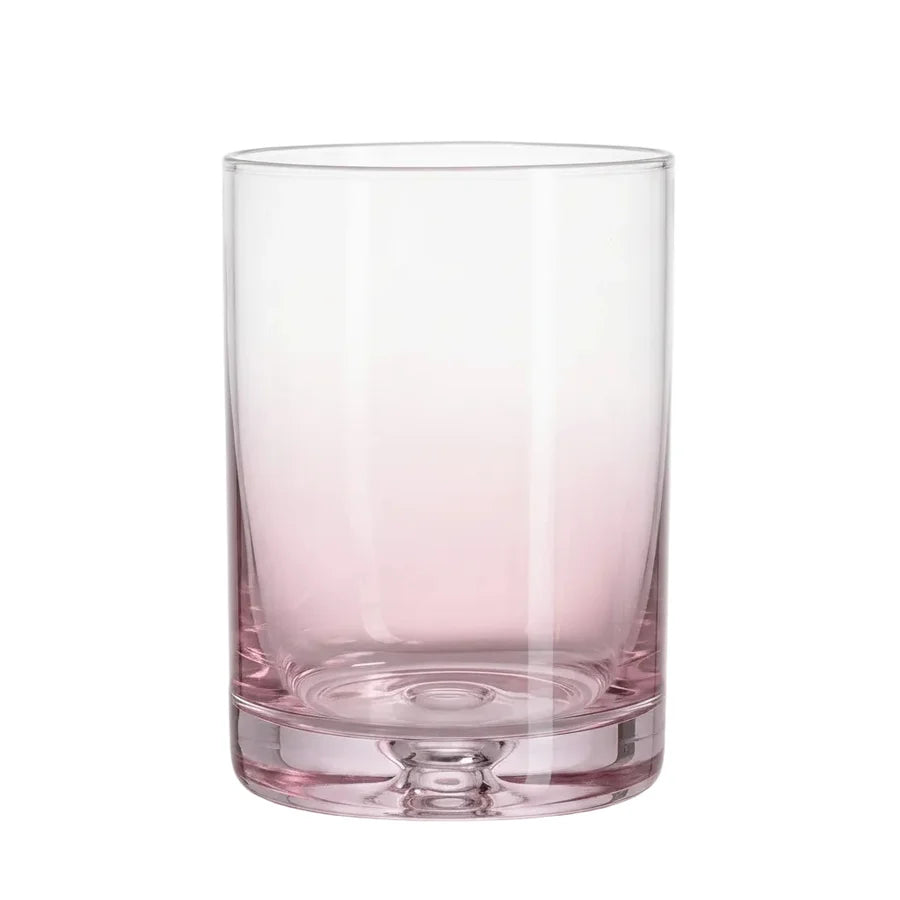Danny Home Ombre Pink 4 Pieces Glass Set 410ml at Zubaidas Homestore Pakistan