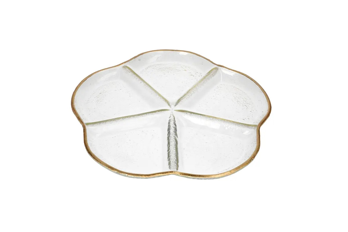 Danny Home Oval Glass Serving Platter 32 cm at Zubaidas Homestore Pakistan