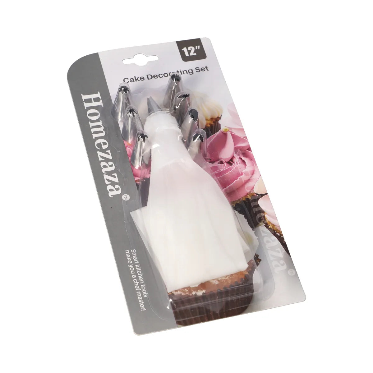 Danny Home Piping Bag with Stainless Steel Nozzles 9 Pieces Set at Zubaidas Homestore