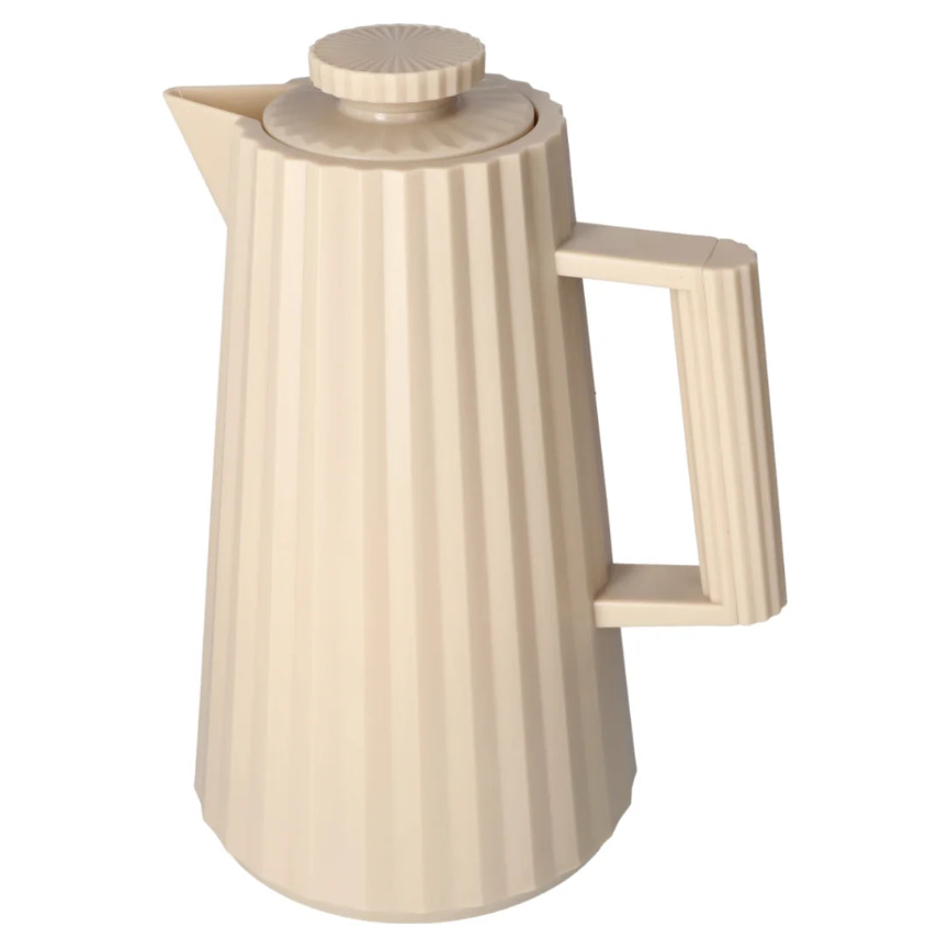 Danny Home Pleated Beige Vacuum Jug 1 Liter at Zubaidas Homestore Pakistan