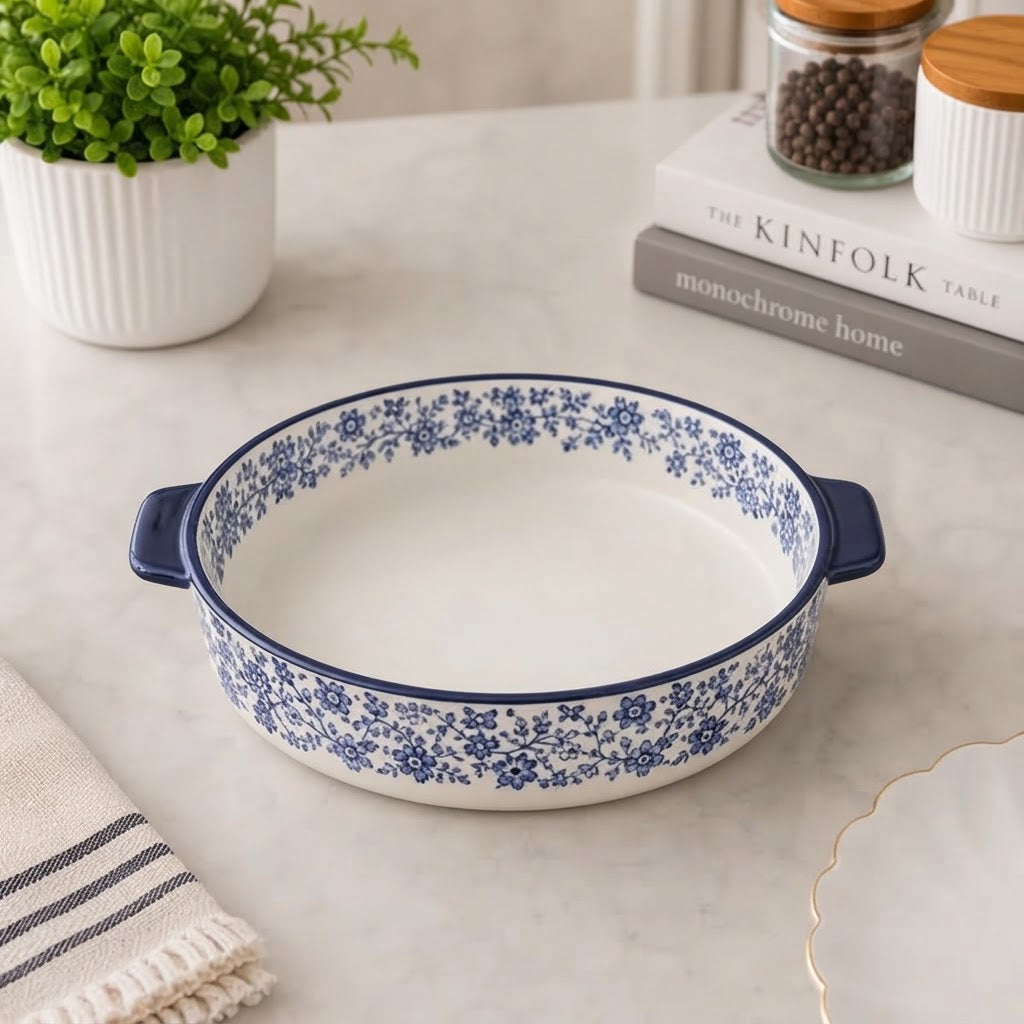 Danny Home Porcelain Round Bakeware Dish 20cm at Zubaidas Homestore