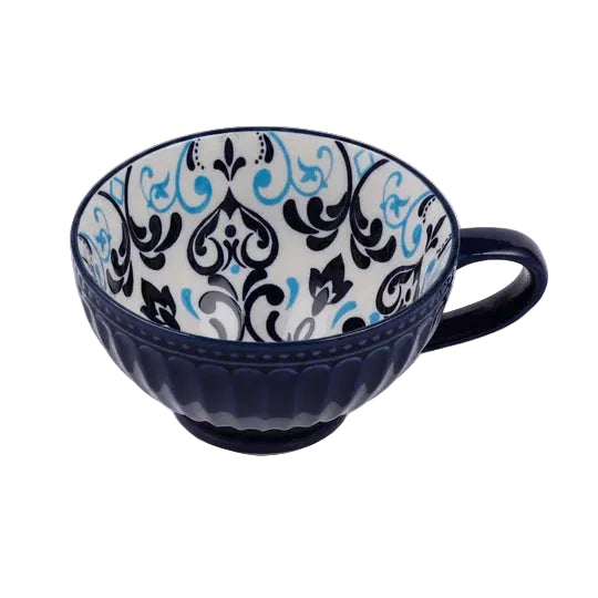Danny Home Porcelain Santorini Breakfast Art Mug 355ml at Zubaidas Homestore Pakistan