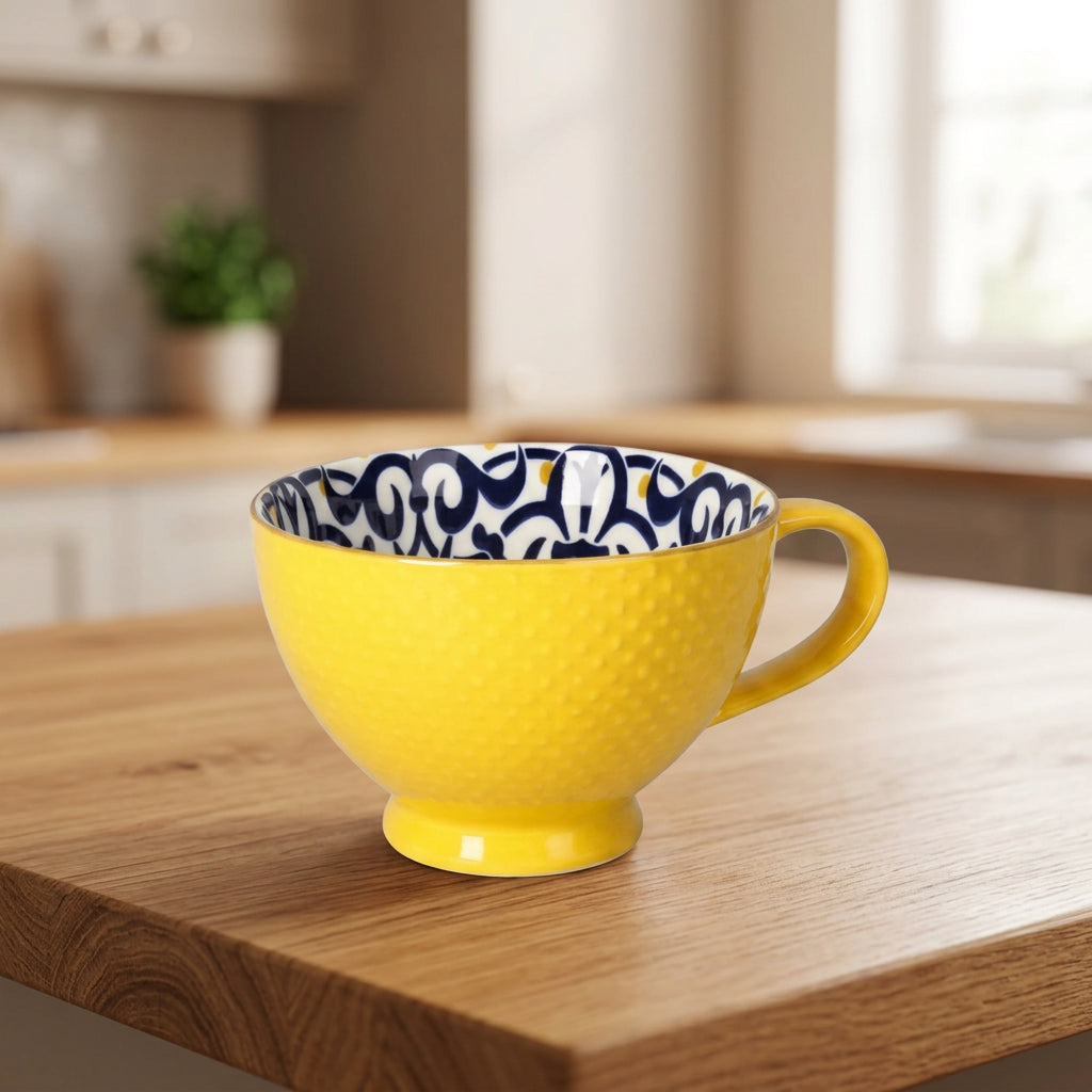Danny Home Porcelain Seine Breakfast Art Mug 355ml at Zubaidas Homestore