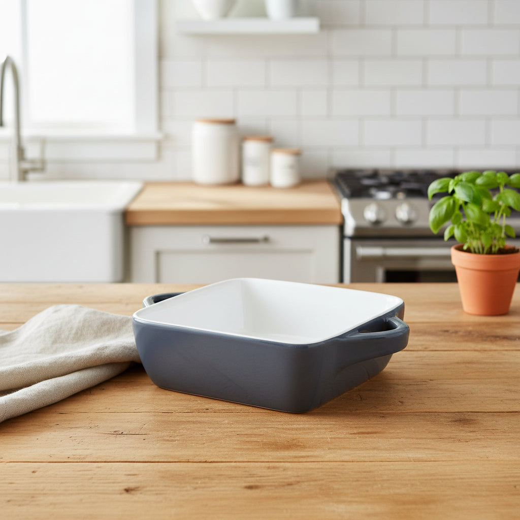 Danny Home Porcelain Square Baking Dish 19cm at Zubaidas Homestore
