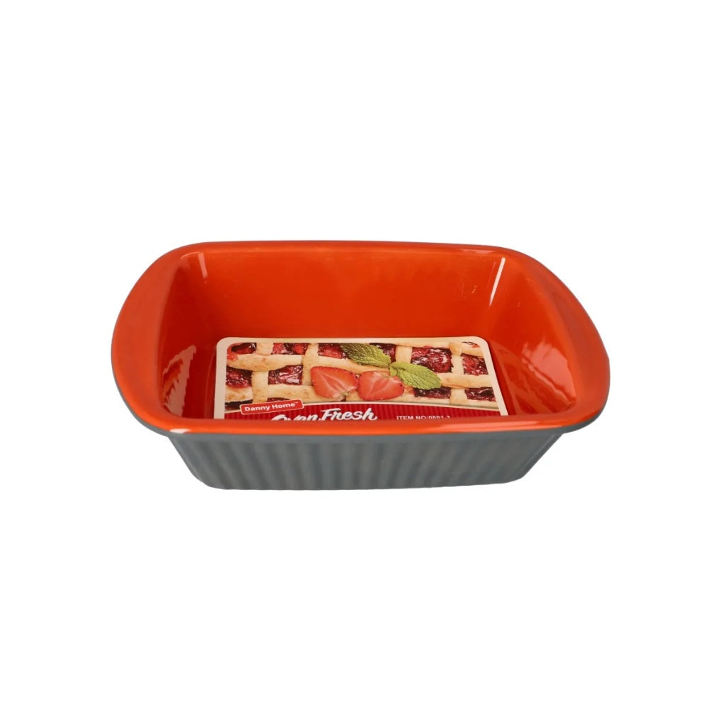 Danny Home Rectangular Ceramic Baking Pan 26cm at Zubaidas Homestore Pakistan