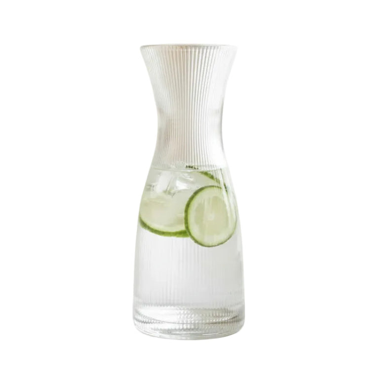 Danny Home Ribbed Glass Water Carafe 1200ml at Zubaidas Homestore Pakistan