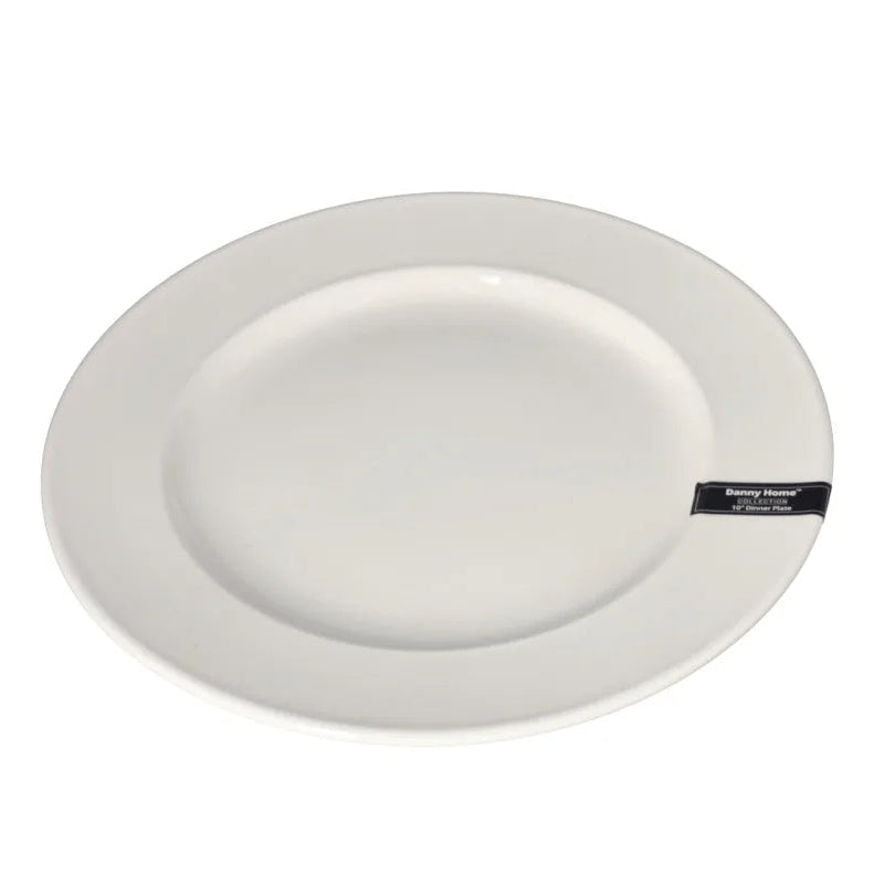 Danny Home Round Dinner Plate 25cm White at Zubaidas Homestore Pakistan