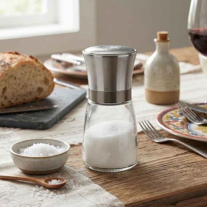 Danny Home Salt and Pepper Glass Shaker 13.5cm at Zubaidas Homestore