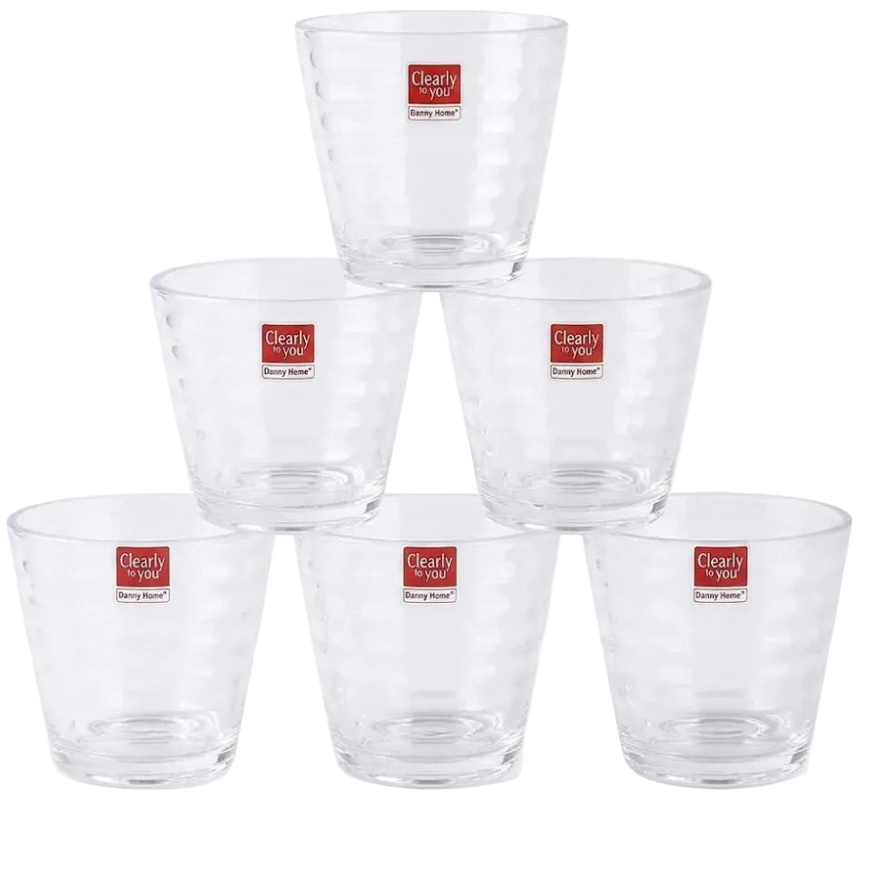 Danny Home Sofranizi Shining Crystal Glass Set 6 Pieces Set 255ml at Zubaidas Homestore
