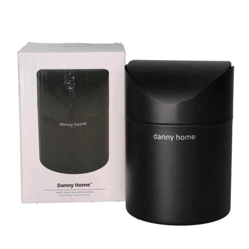 Danny Home Stainless Steel Trash Can 1.5 Liter Black at Zubaidas Homestore