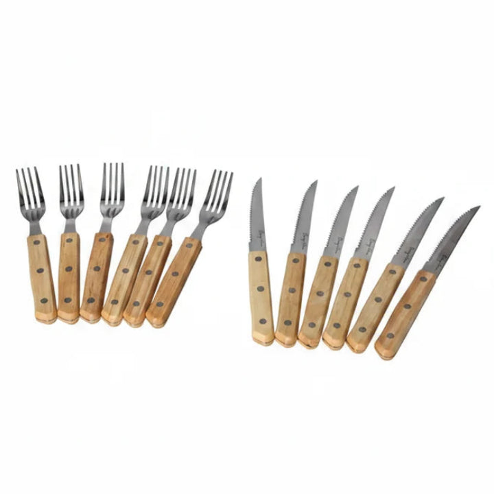 Danny Home Steak Knife and Fork Cutlery 12 Piece Set at Zubaidas Homestore Pakistan
