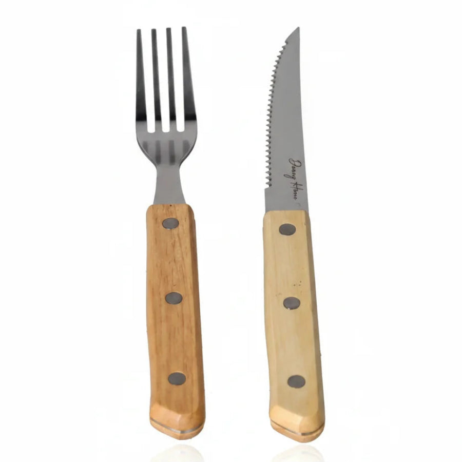 Danny Home Steak Knife and Fork Cutlery 12 Piece Set at Zubaidas Homestore. Most Trusted Homestore in Pakistan