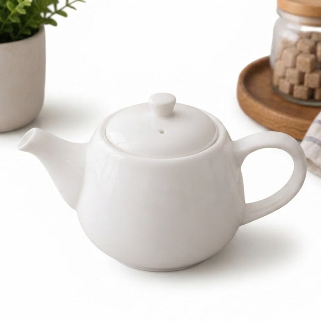 Danny Home Tea Pot Porcelain 1000ml White at Zubaidas Homestore Pakistan