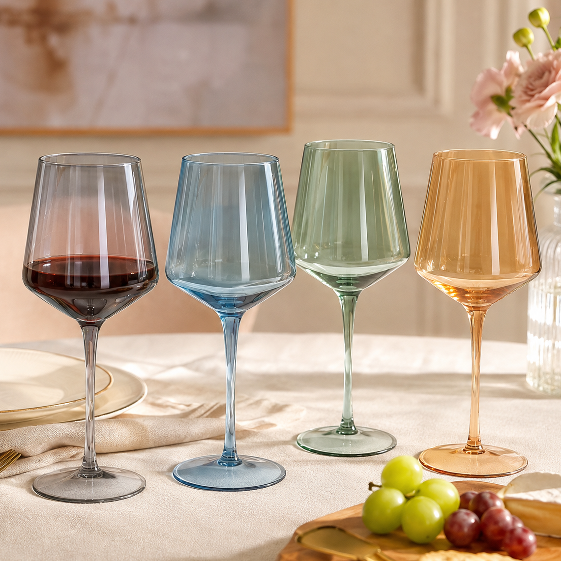 Danny Home Wine Glass 4 Pieces Set 450ml at Zubaidas Homestore