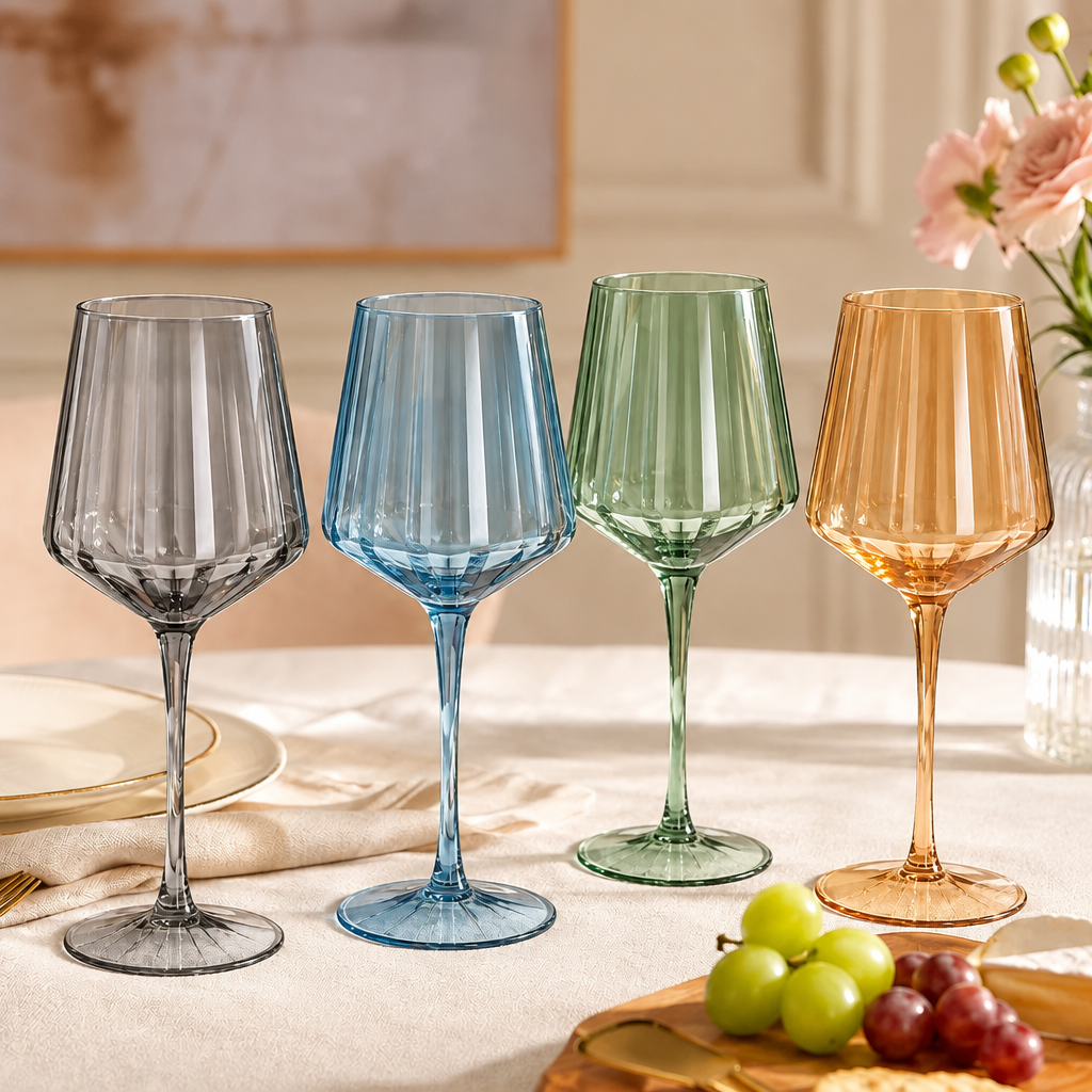 Danny Home Wine Glass 4 Pieces Set 450ml at Zubaidas Homestore