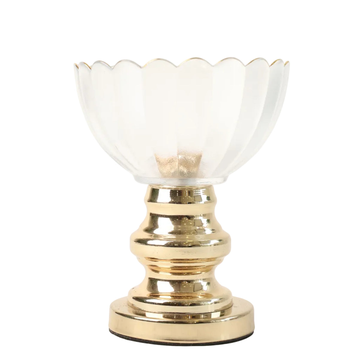 Decorative Bowl with Gilded Pedestal at Zubaidas Homestore Pakistan