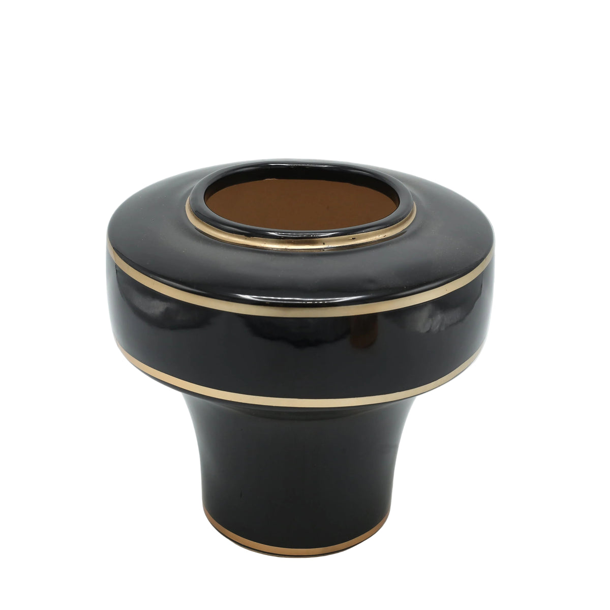 Decorative Jar with Golden Lid at Zubaidas Homestore - The Largest Collection Of Decorative Jar In Pakistan