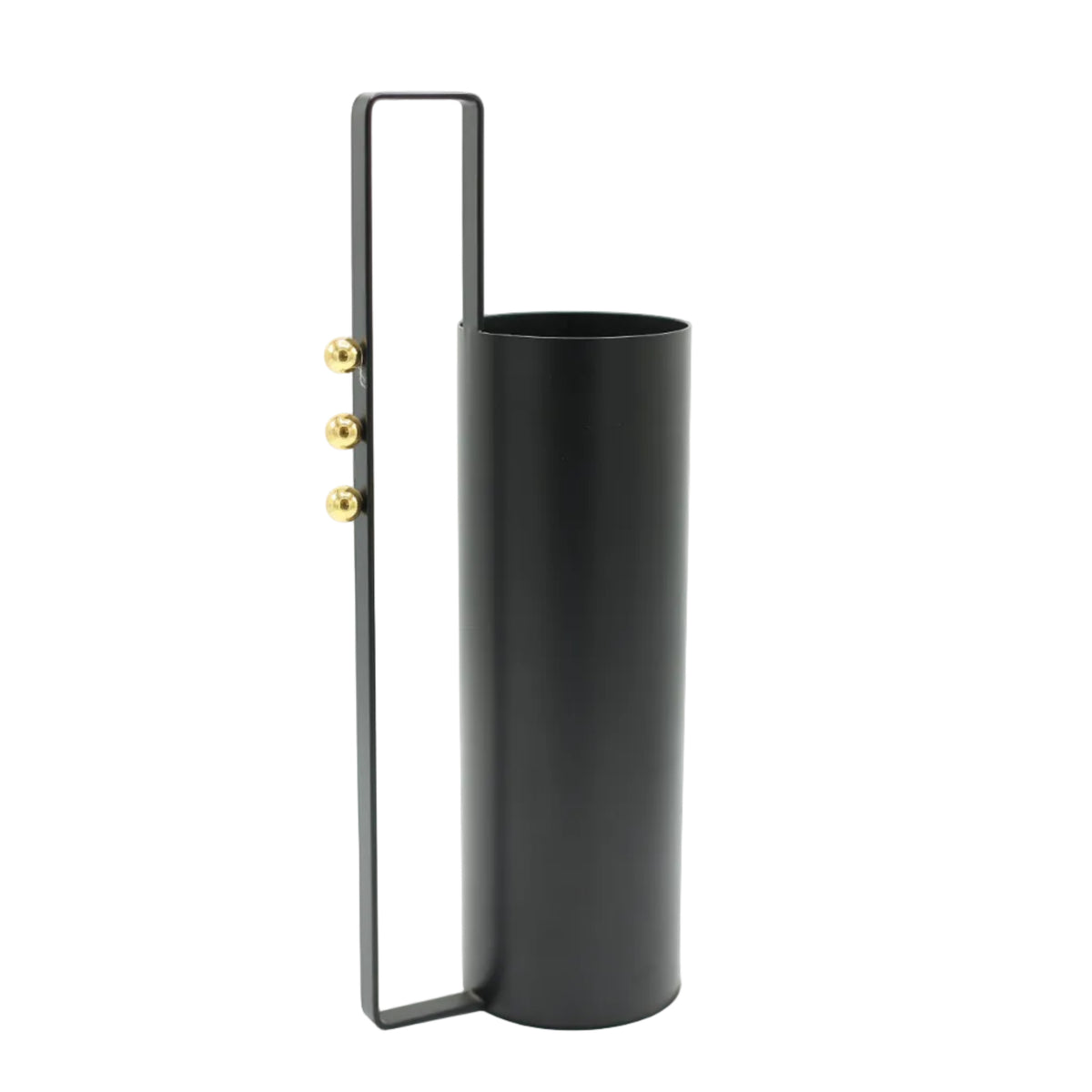 Decorative Cylindrical Vase Black at Zubaidas Homestore Pakistan
