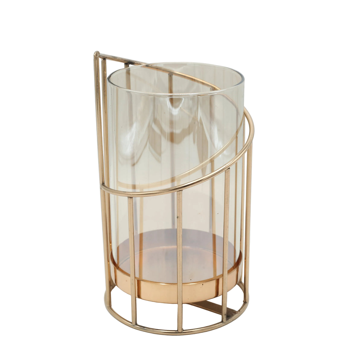 Decorative Pillar Candle Holder Golden at Zubaidas Homestore - The Biggest Collection of Candle Holders in Pakistan